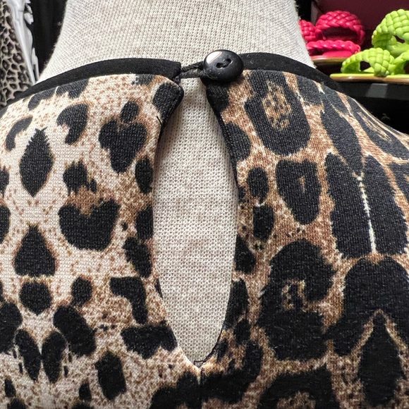 NWT PICADILLY LEOPARD PRINT DRESS - Picture 3 of 5